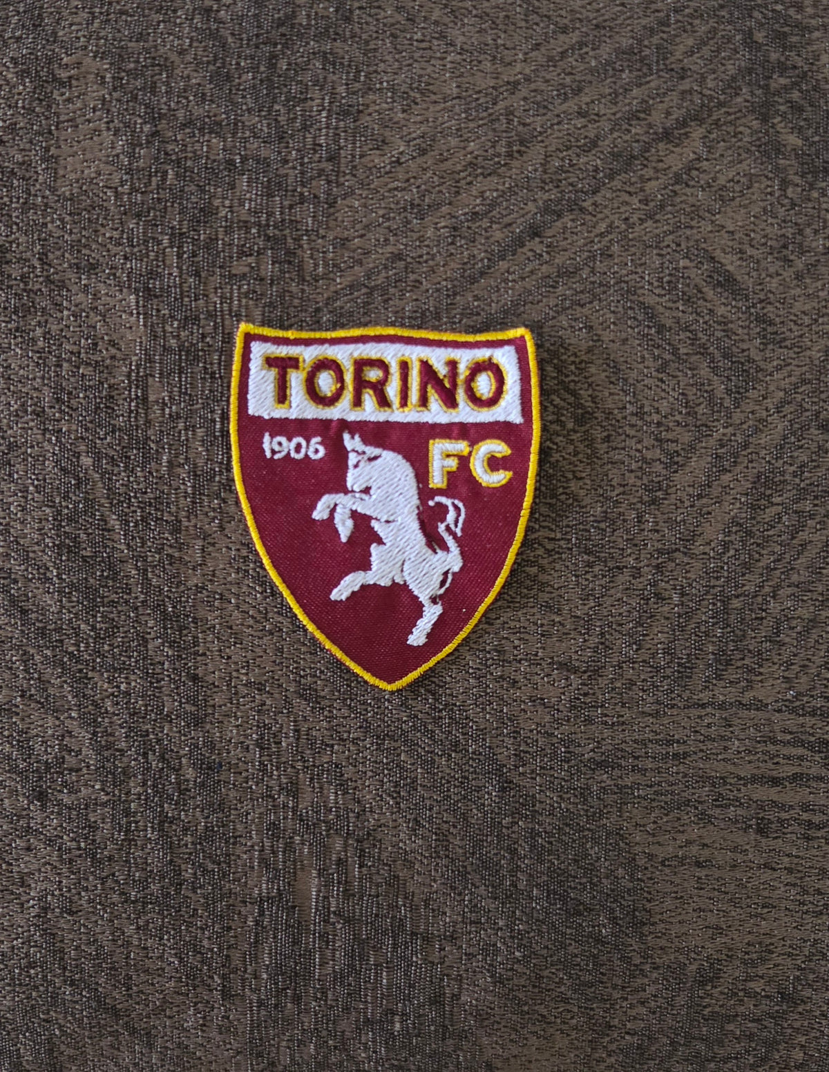 Patch Toppa Ricamata FC Torino Calcio Termoadesiva o da Cucire 7X6 CM