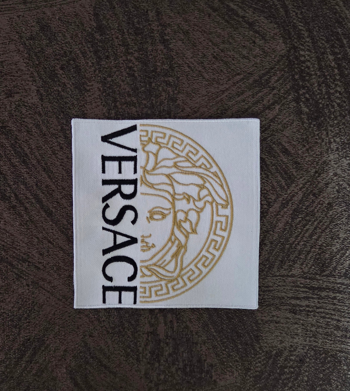 Patch Replica Versace Ricamata Termoadesiva e da cucire 12x12cm