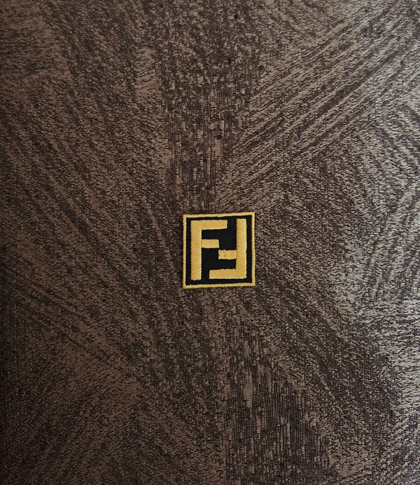 Patch Toppa Replica Fendi 3x3cm Ricamata Termoadesiva e da Cucire