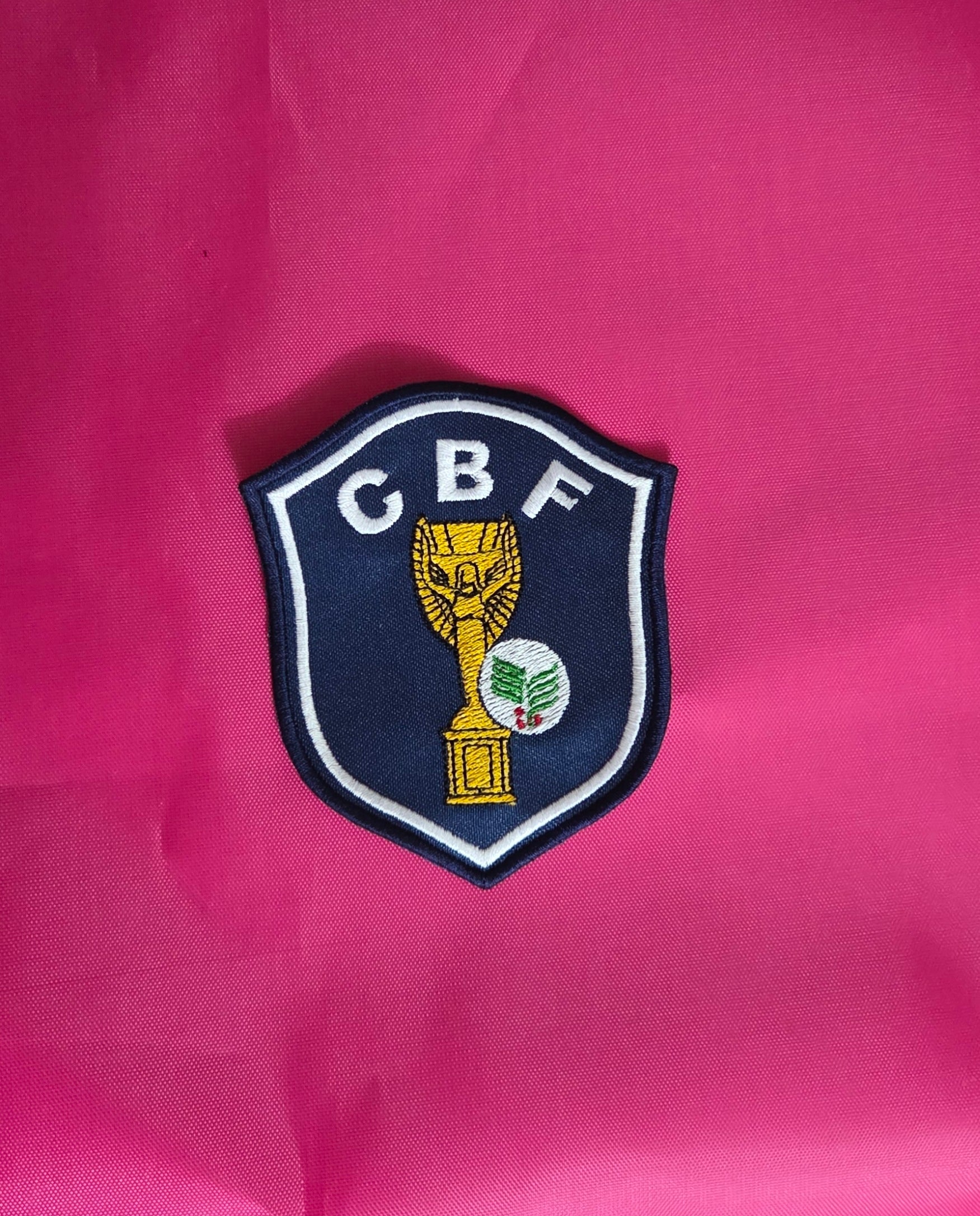 Patch Toppa CBF Brasile 9x7.5cm Termoadesiva e da Cucire