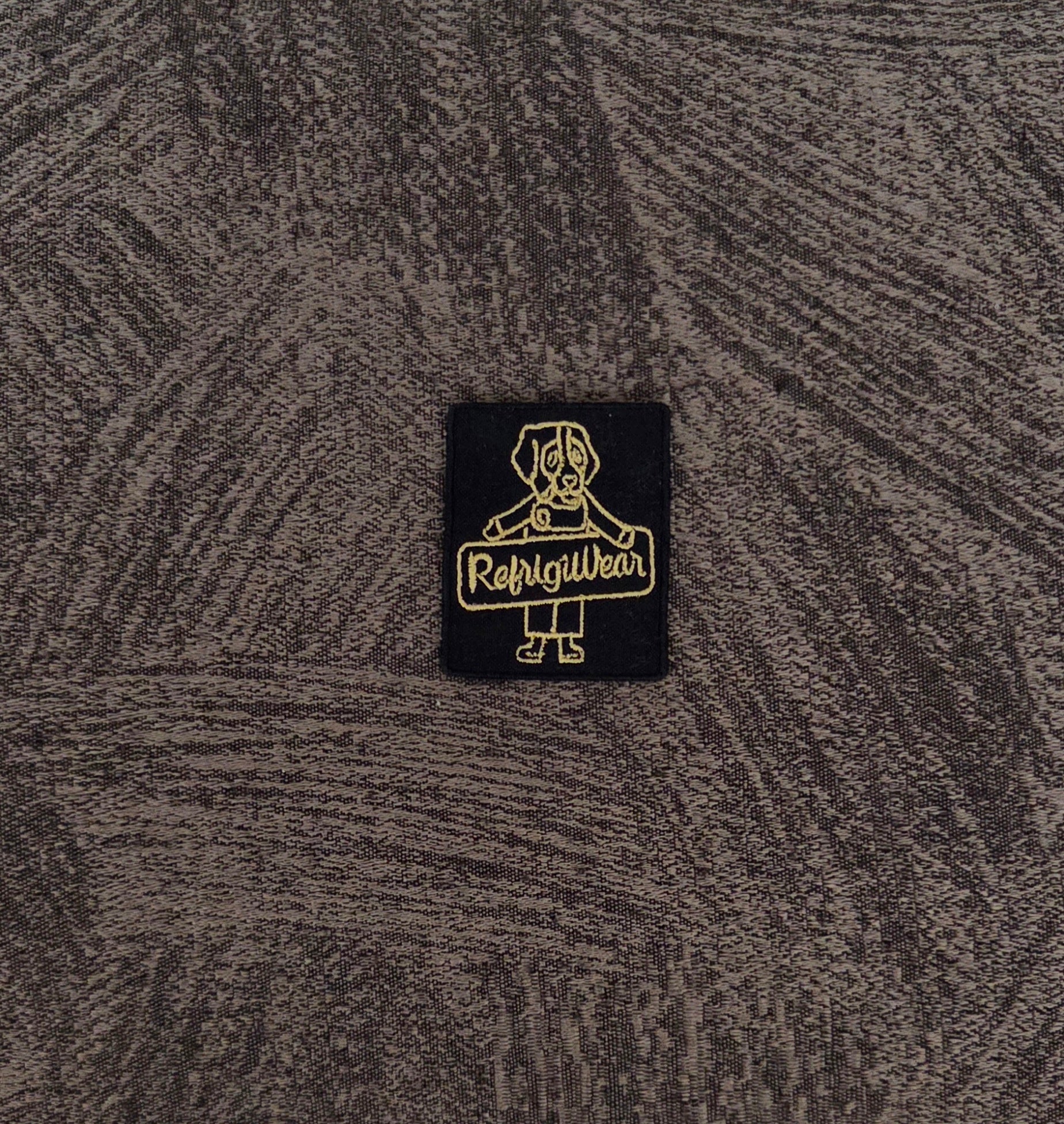 Patch Toppa Replica Refrigiwear 5x4cm Ricamata Termoadesiva e da Cucire