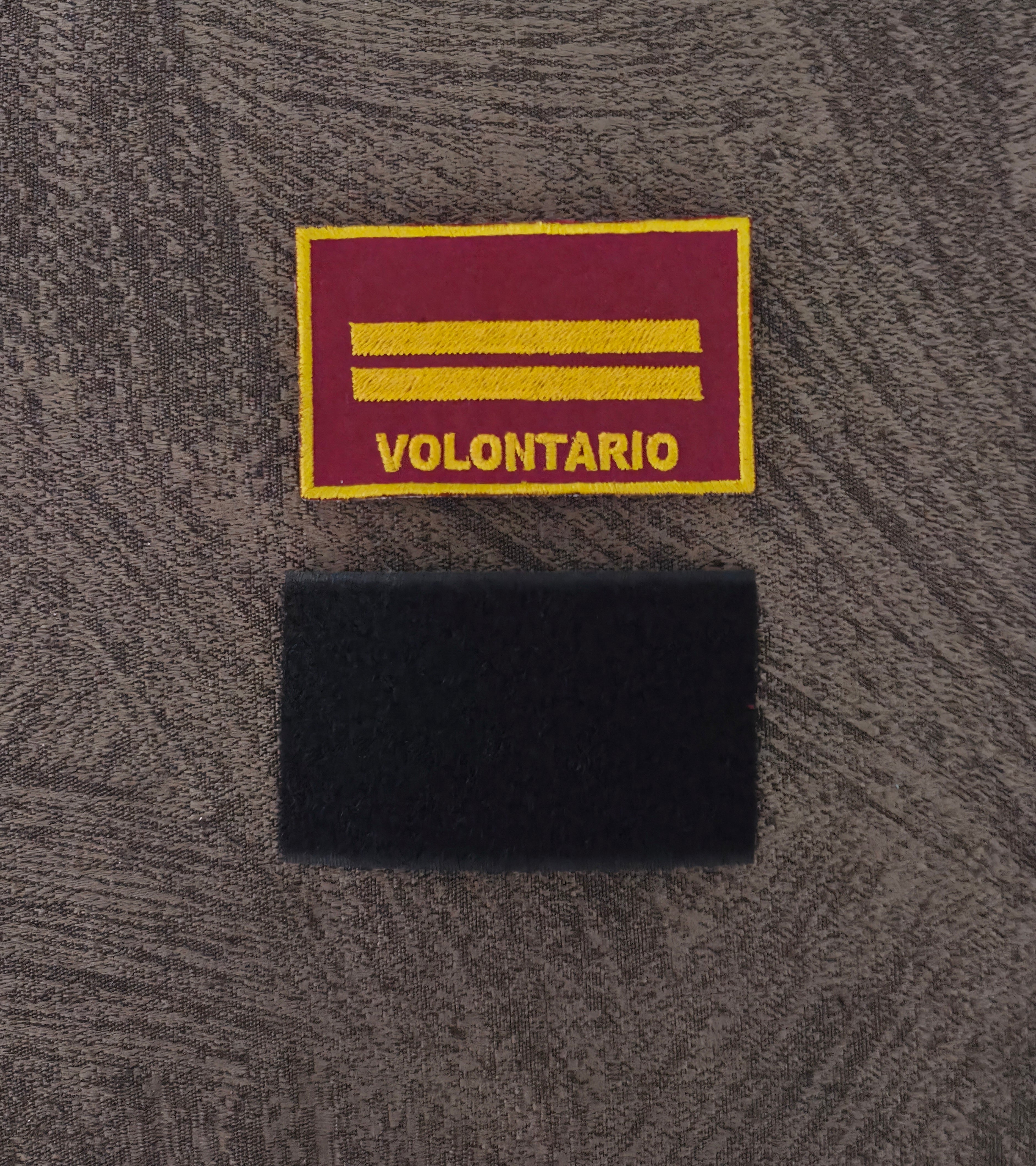 Scratch Patch Vigili del Fuoco Volontario con Velcro M.eF. 8X5CM
