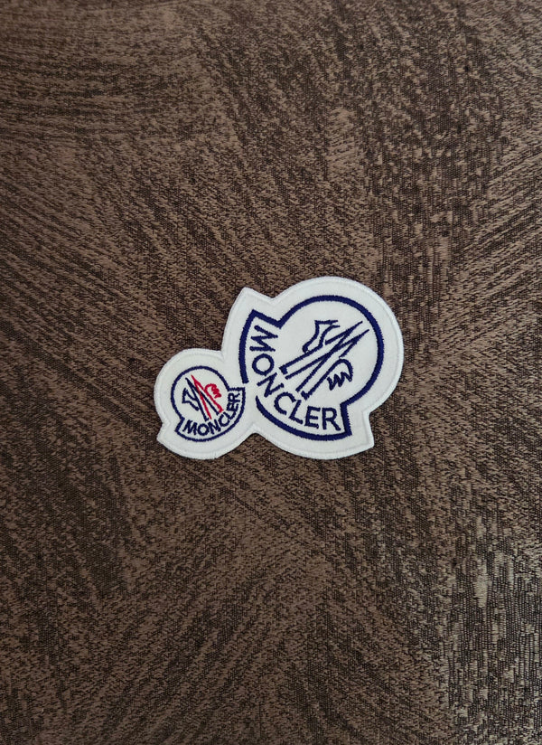 Patch Toppa Replica Moncler 8x6cm Ricamata Termoadesiva e da Cucire