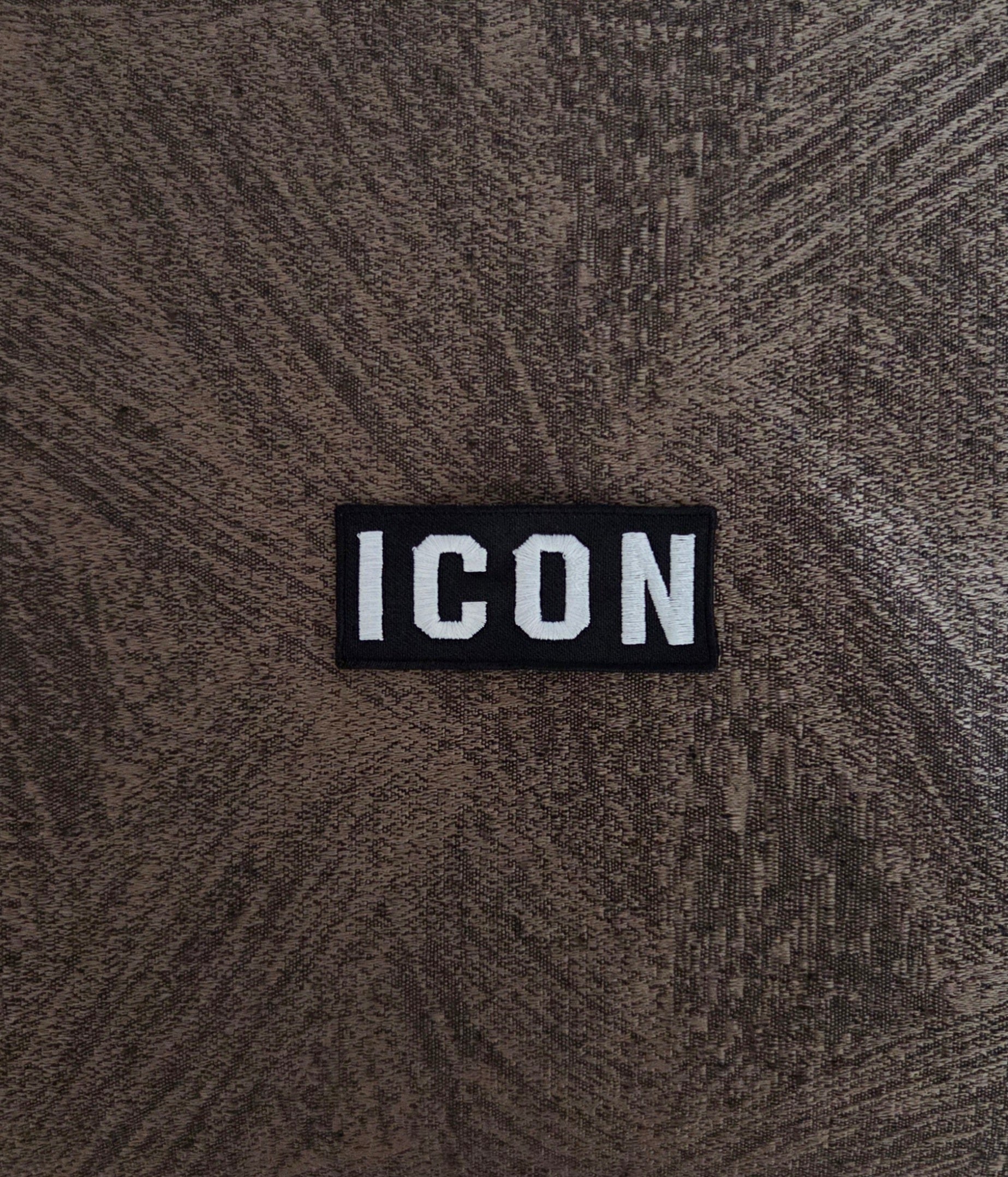 Patch Toppa Ricamata Replica Icon Dsquared2 Termoadesiva e da Cucire 7x3CM