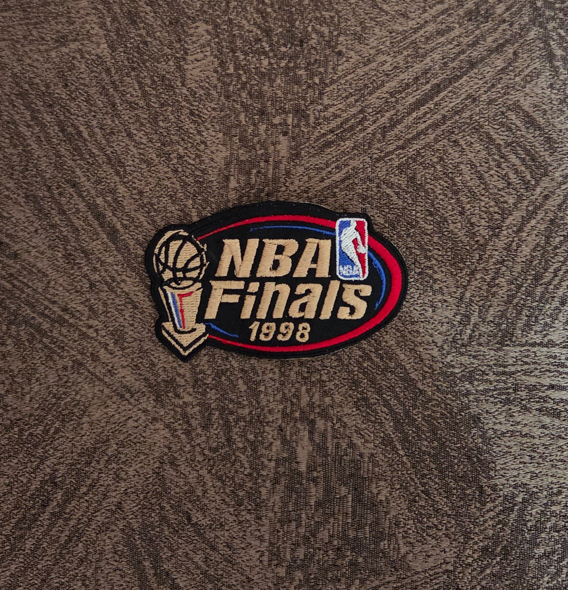 TOPPA PATCH NBA FINALS 1998 9.5x5.5cm Ricamata Termoadesiva e da Cucire.