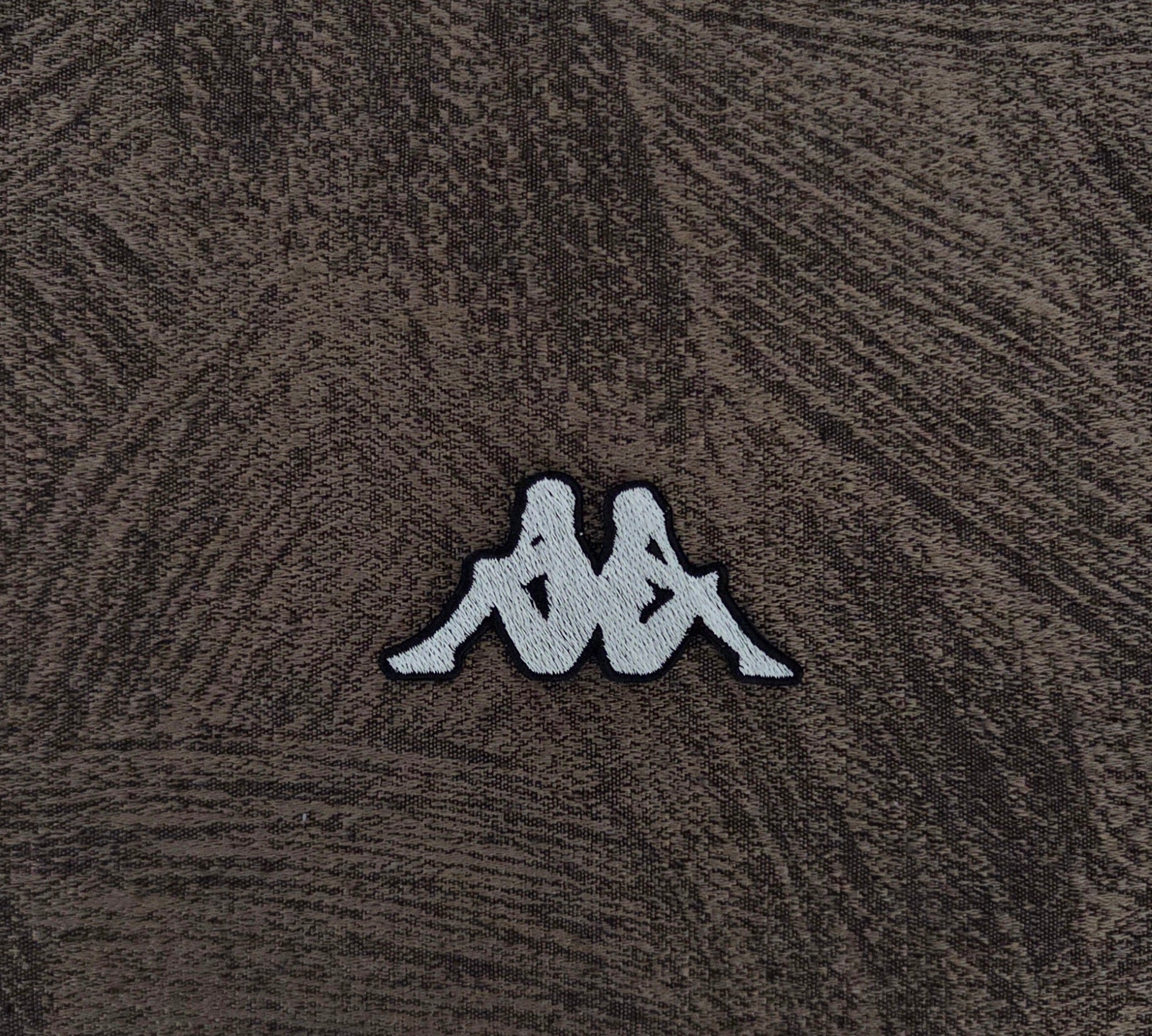 Patch Toppa Ricamata Replica Kappa 7X3.5cm Termoadesiva e da Cucire