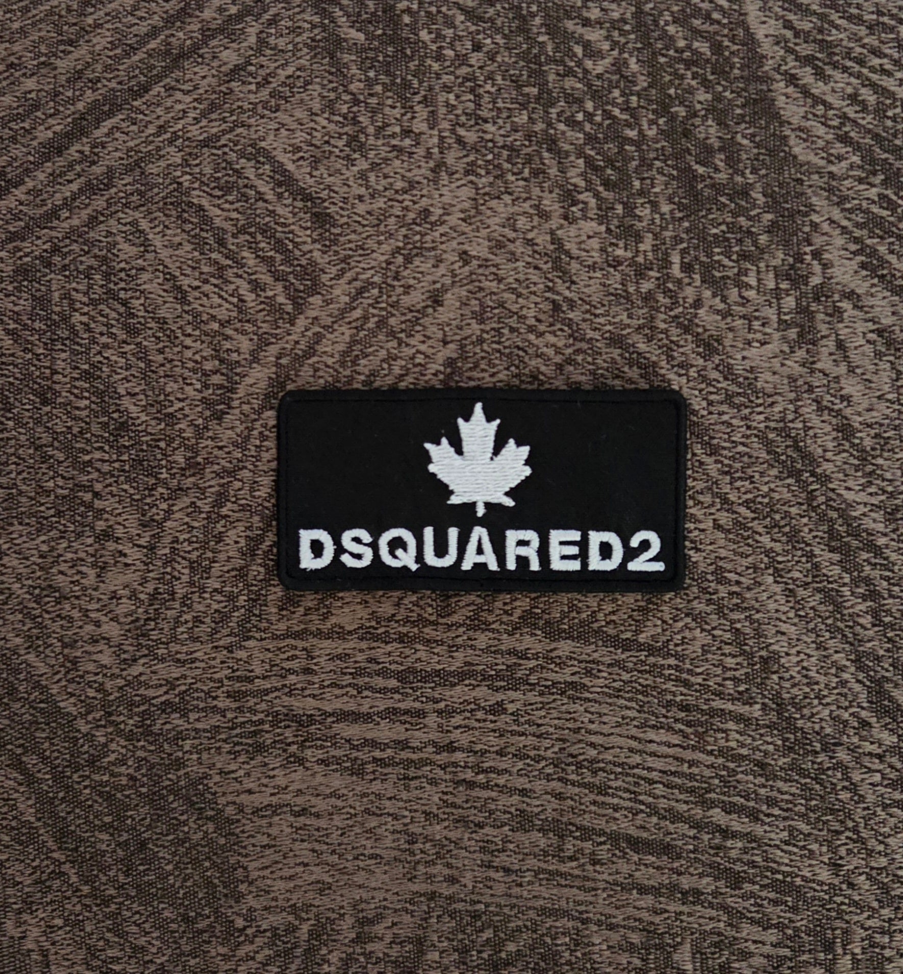 Patch Toppa Replica DSQUARED2 D2 7X3,5CM Ricamata Termoadesiva o da Cucire