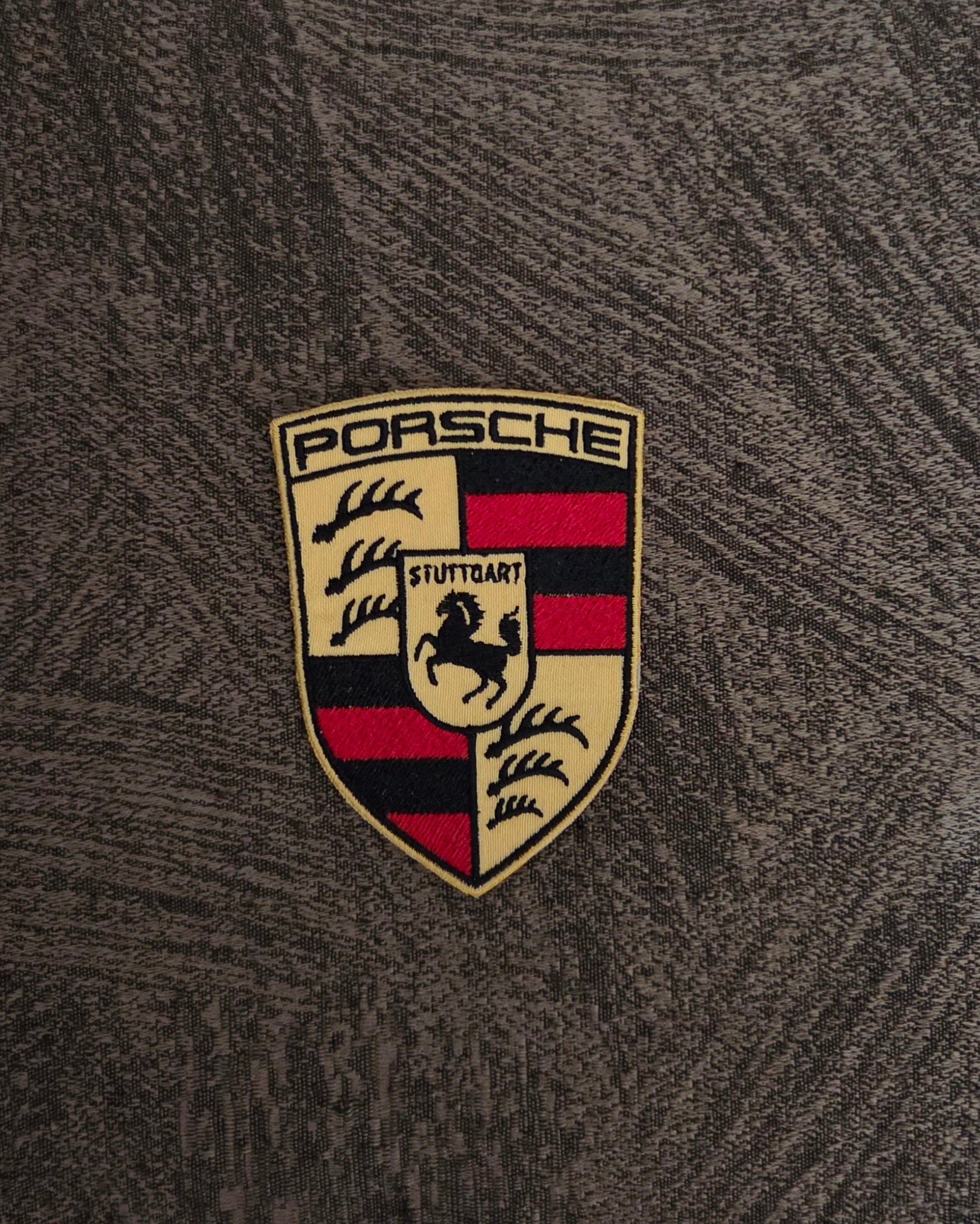 Patch Toppa Ricamata Porsche Termoadesiva e da Cucire 9X7CM