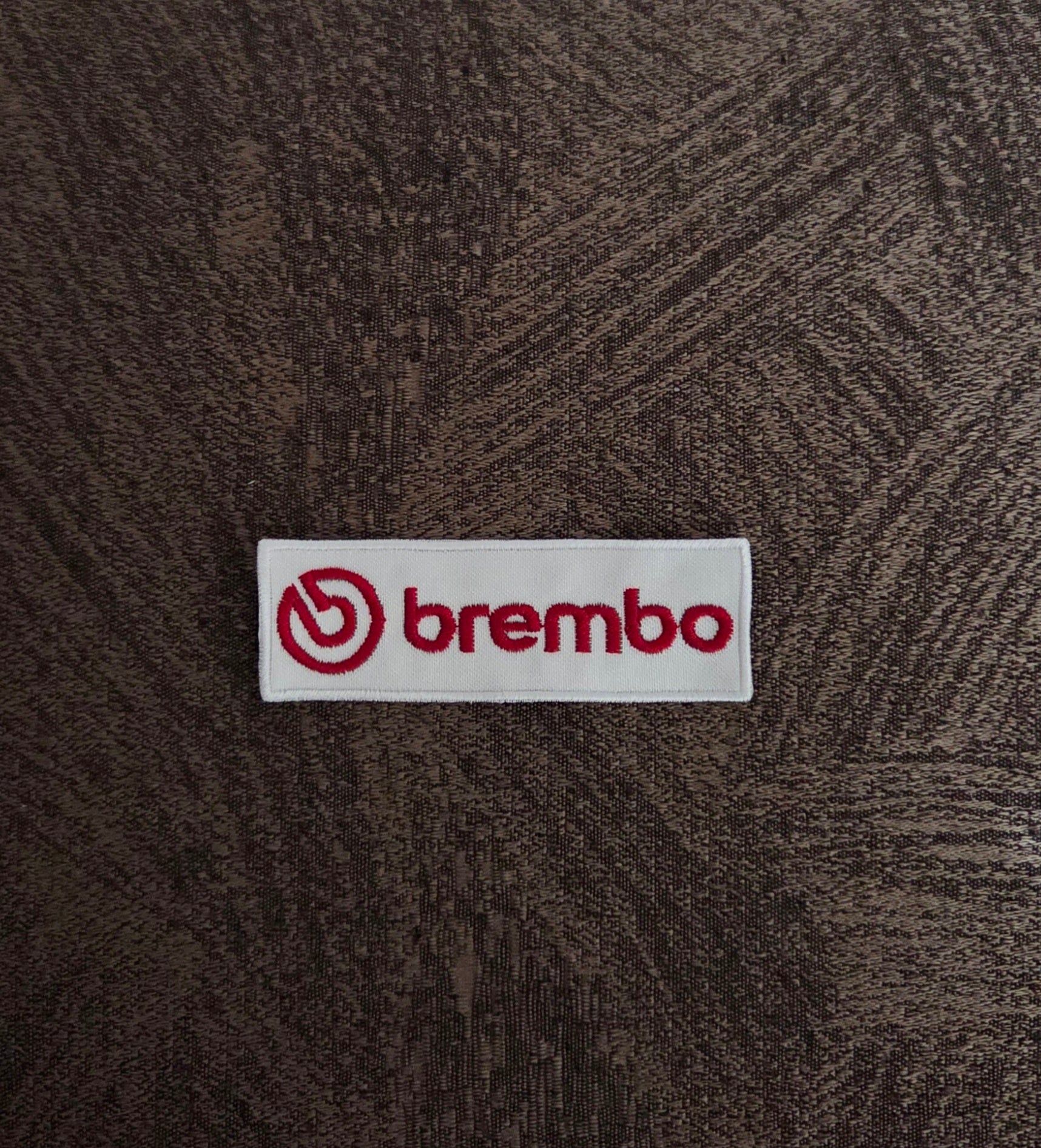 TOPPA PATCH Brembo 9x3cm Ricamata Termoadesiva e da Cucire