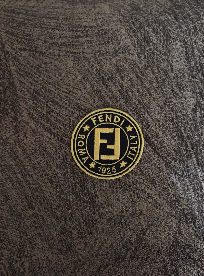 Patch Toppa Replica Brand Fendi Roma 1925 Ricamata Termoadesiva e da cucire Diametro 6cm