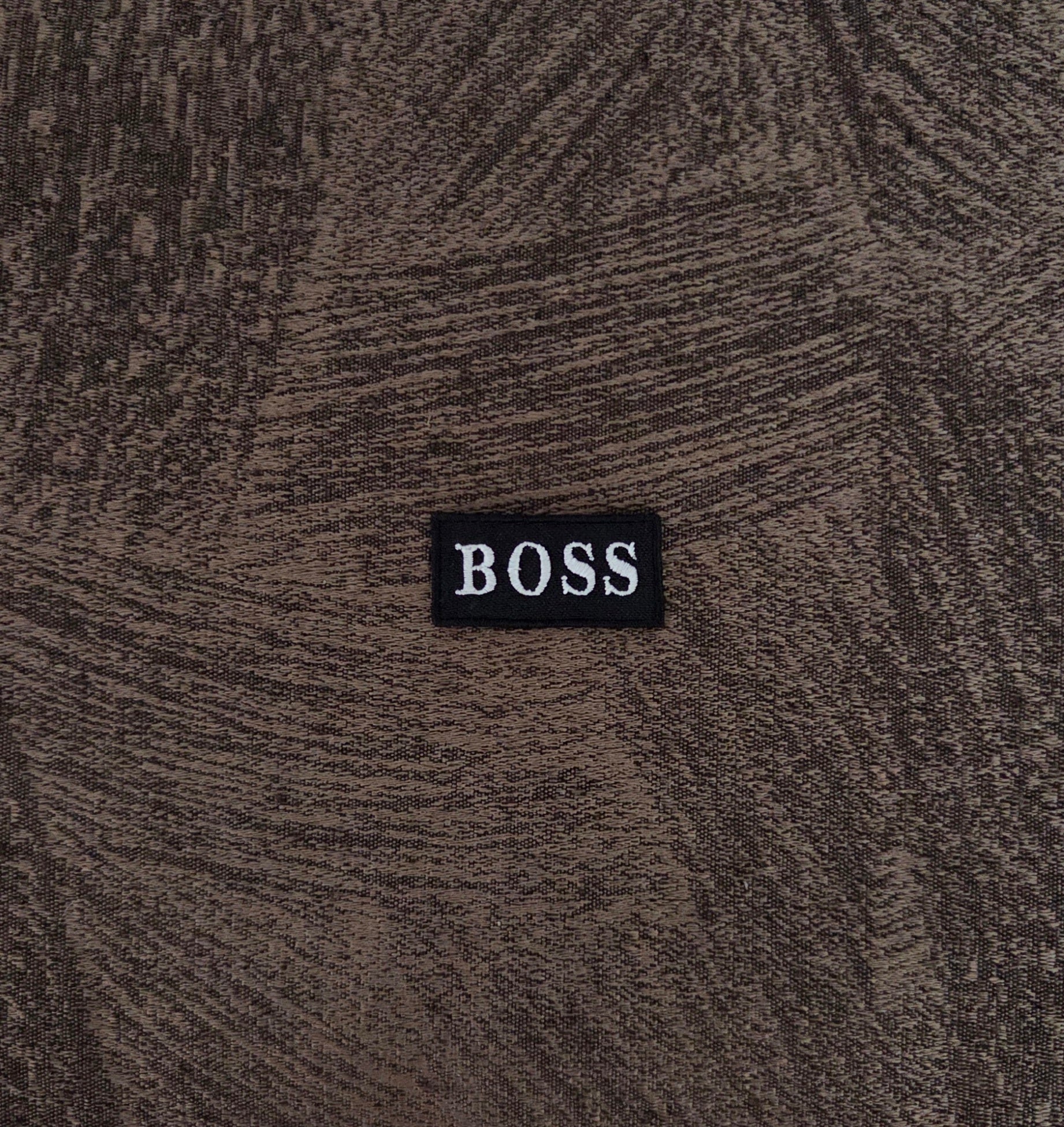 Patch Replica Hugo Boss 4x2cm Ricamata Termoadesiva e da cucire