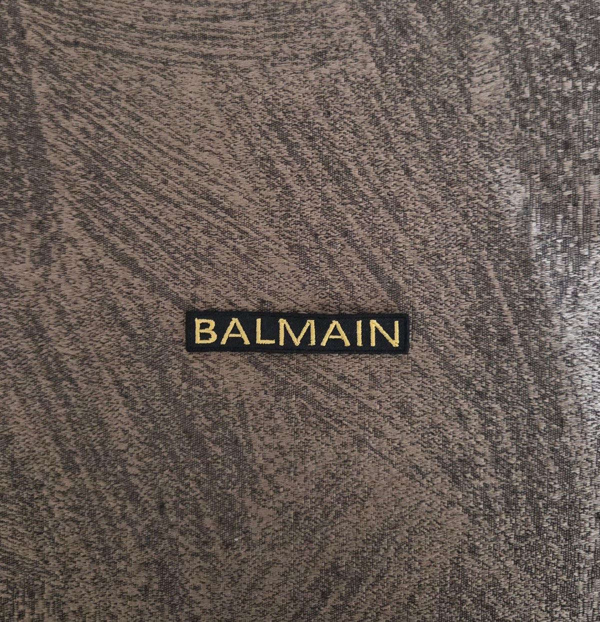 Patch Toppa Replica Balmain Ricamata Termoadesiva e da Cucire 7x1cm