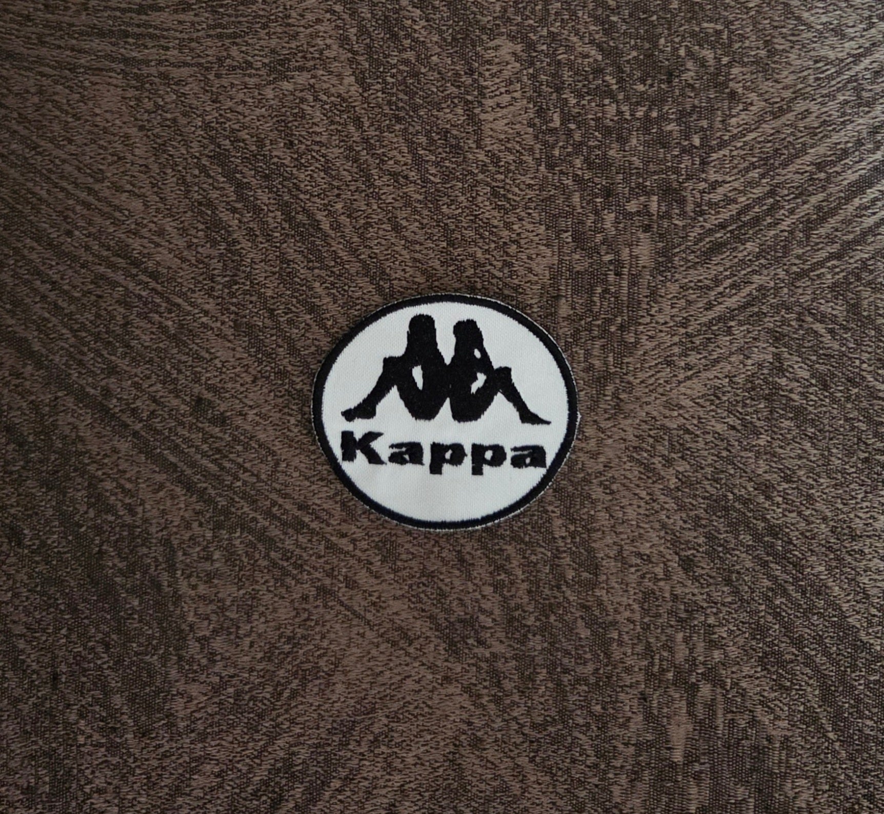 Patch Toppa Kappa 6X5,5CM Ricamata Termoadesiva e da Cucire