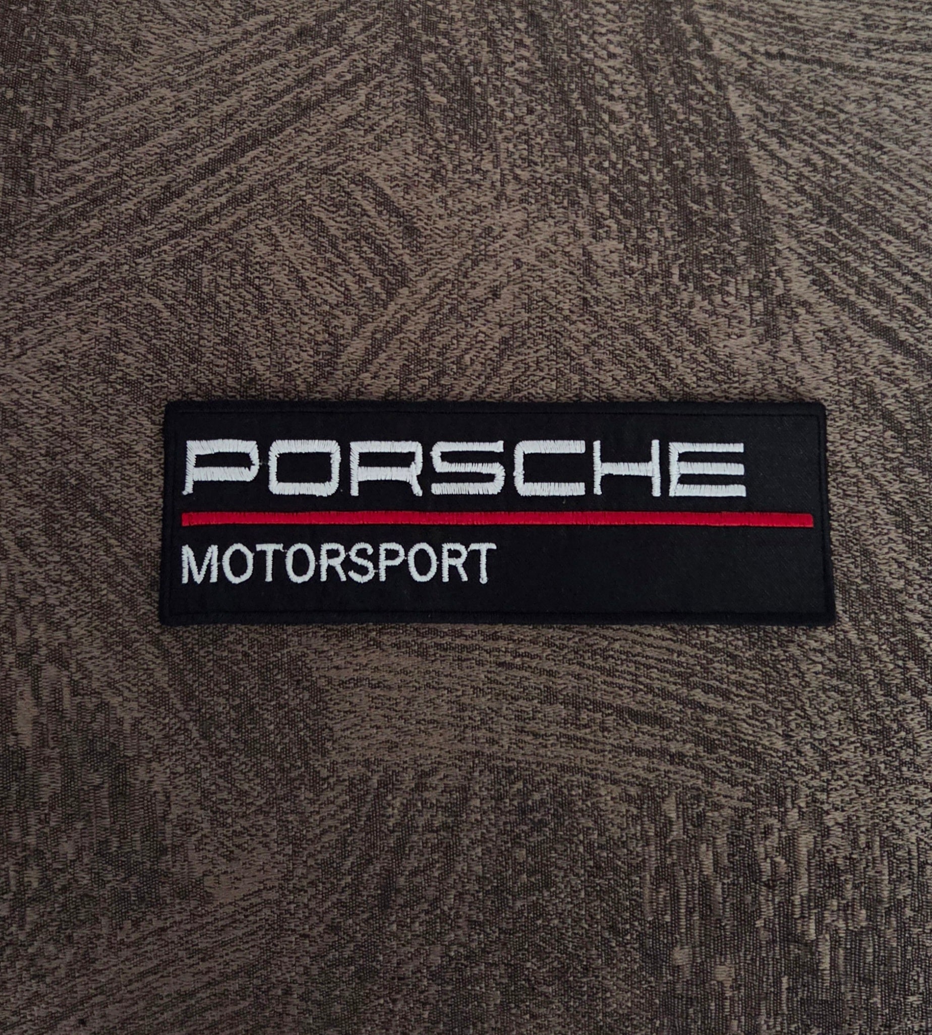 Patch Toppa Ricamata Porsche Motorsport 15X5CM Termoadesiva e da Cucire