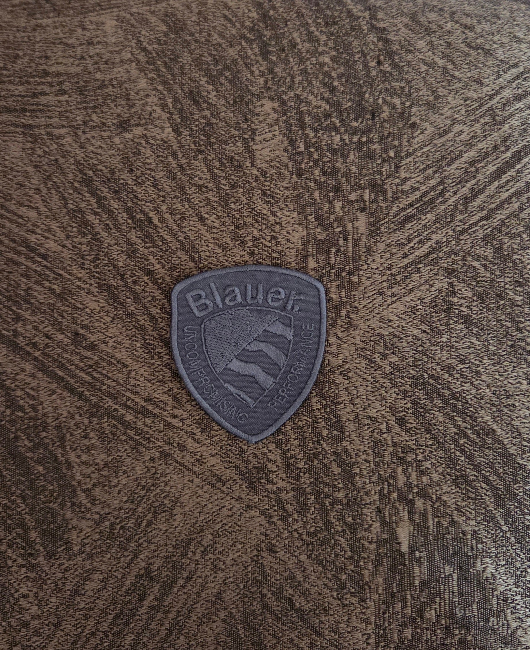 Patch Toppa Replica Blauer Grigio/scuro 6.5X5.5cm Ricamata Termoadesiva o da Cucire