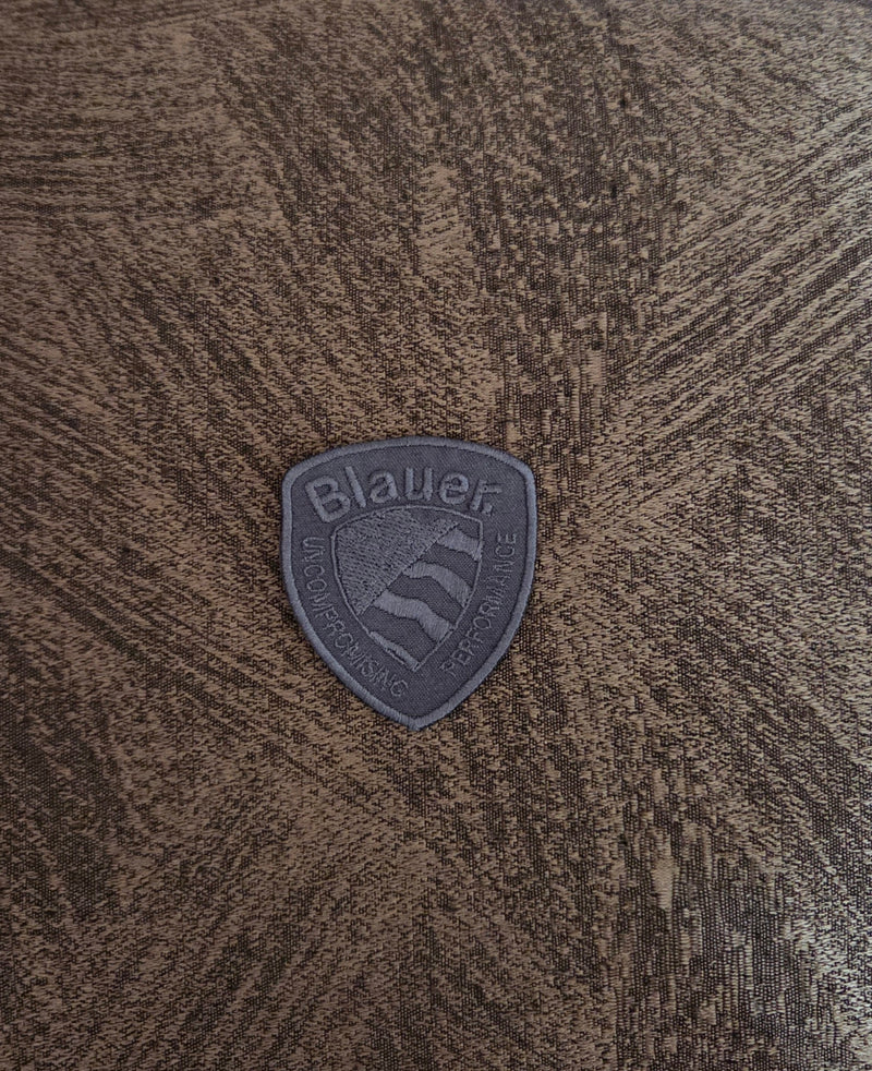 Patch Toppa Replica Blauer Grigio/scuro 6.5X5.5cm Ricamata Termoadesiva o da Cucire