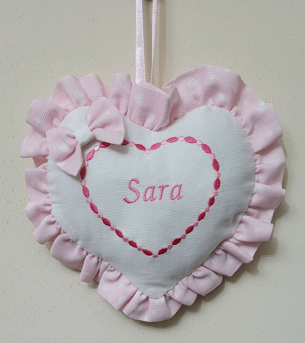 Handmade Customizable Birth Hanger Bow 